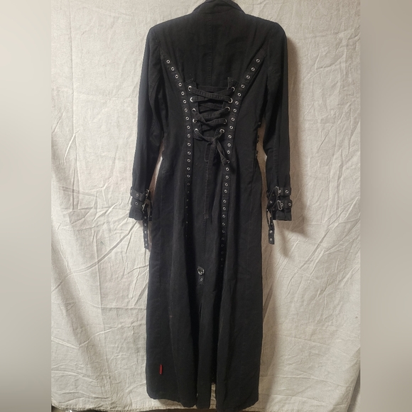 Authentic y2k vintage Tripp hot topic long coat lace up corset - Picture 4 of 14